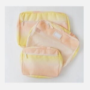 Calpak Set of 3 Packing Cubes in Sorbet Small, Medium & Large
